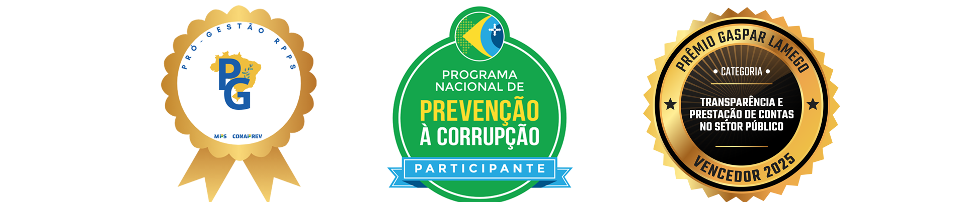Selo e- Prevenção, Prêmio Gaspar Lamego e Pró Gestão