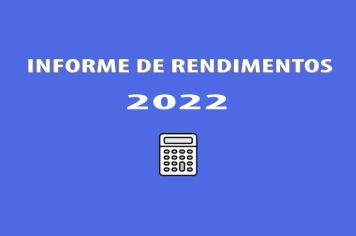 Informe de Rendimentos 2022